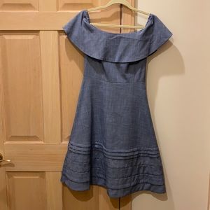 BR denim colored dress